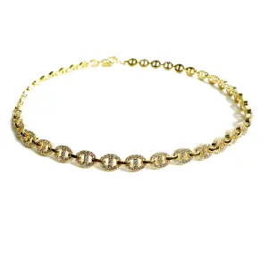 Mini Pave Mariner Choker