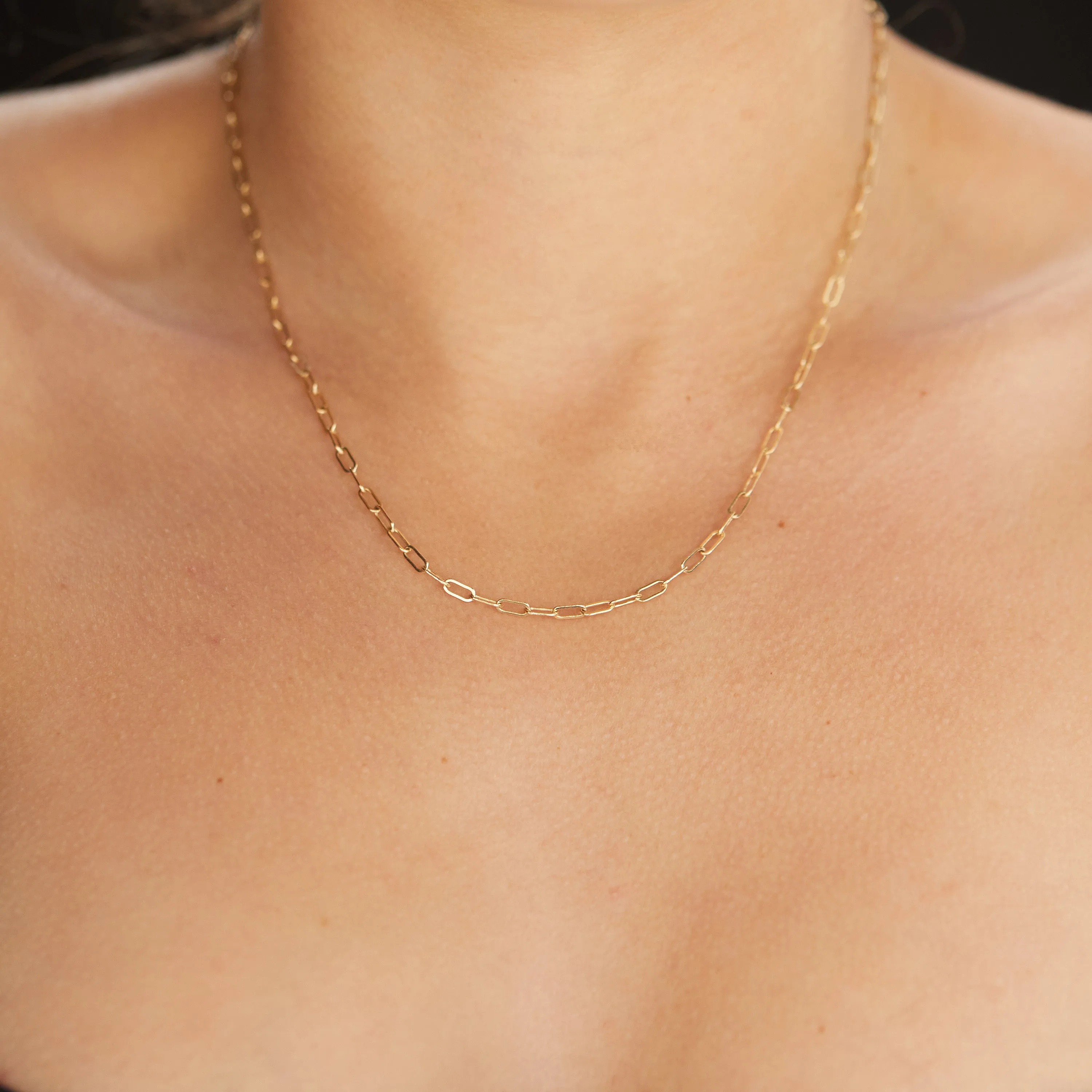 Mini Rectangle Choker - Gold