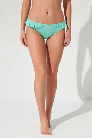 Mint Green Mila Side Slip Bikini Bottom
