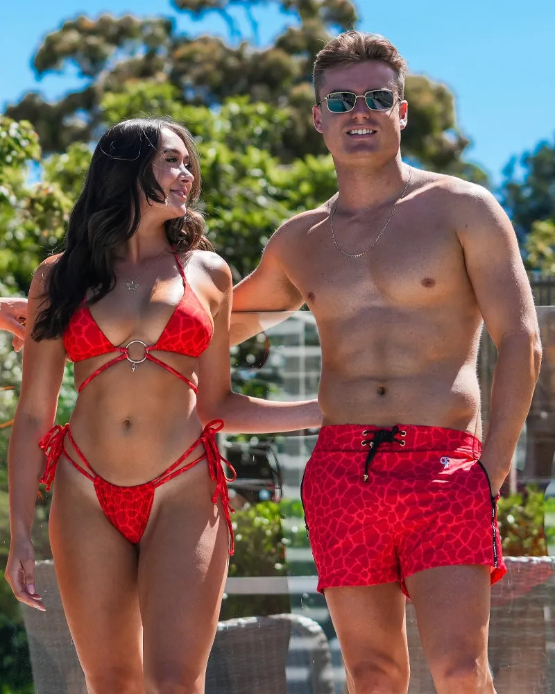 Mirage Bikini Top - Red