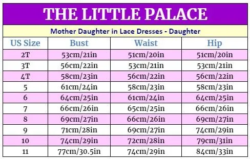 Mother Daughter in Lace Endemble