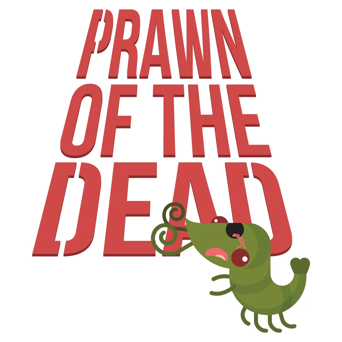 Movie The Food™ "Prawn Of The Dead" T-Shirt