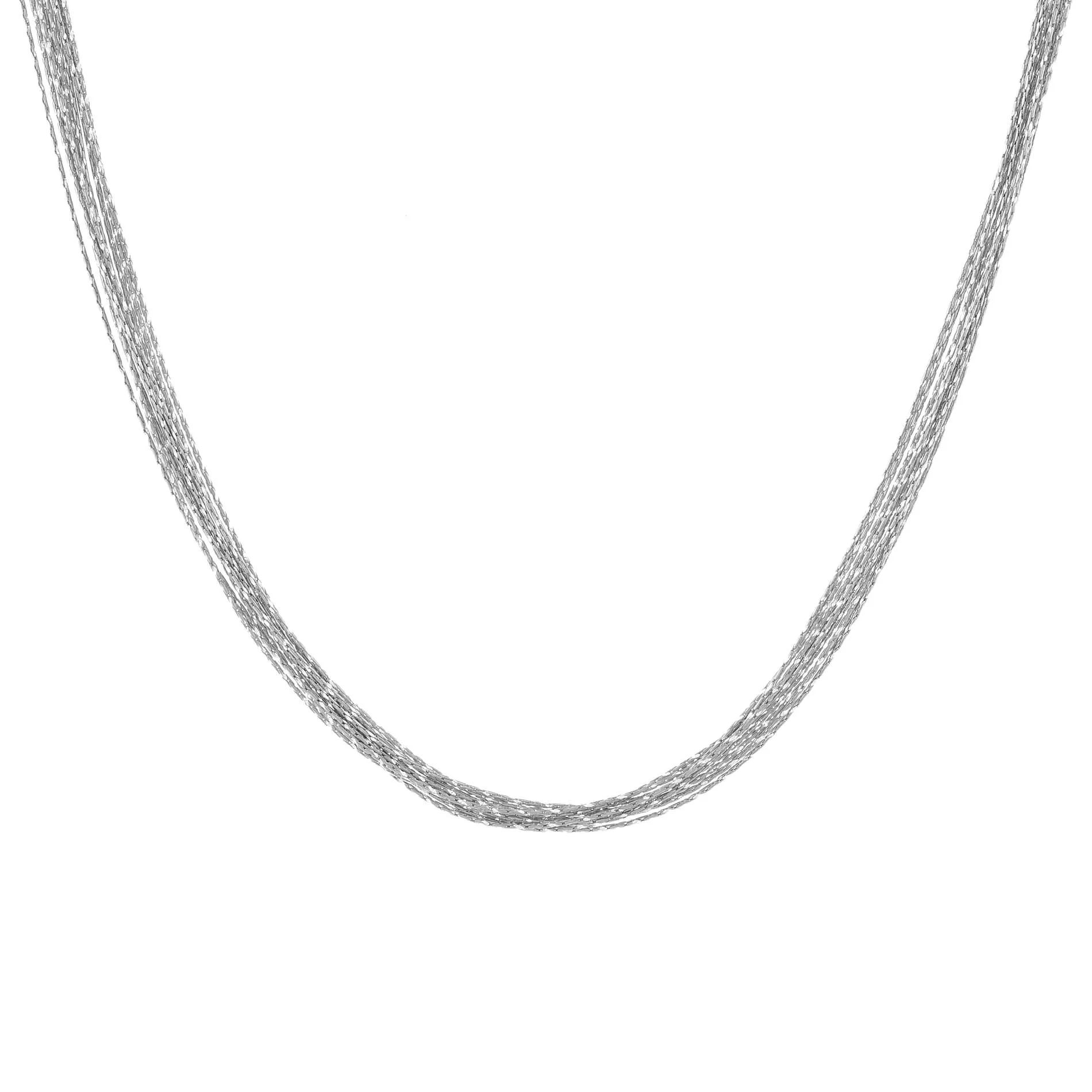 Multi Strand Chain Necklace