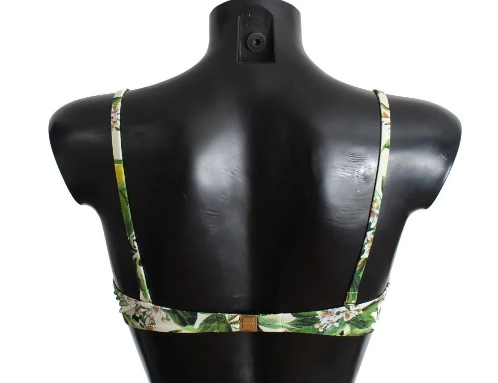 Multicolor Floral Bikini Top Bra Swim Beachwear