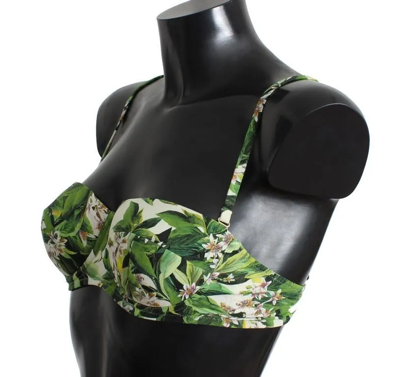 Multicolor Floral Bikini Top Bra Swim Beachwear