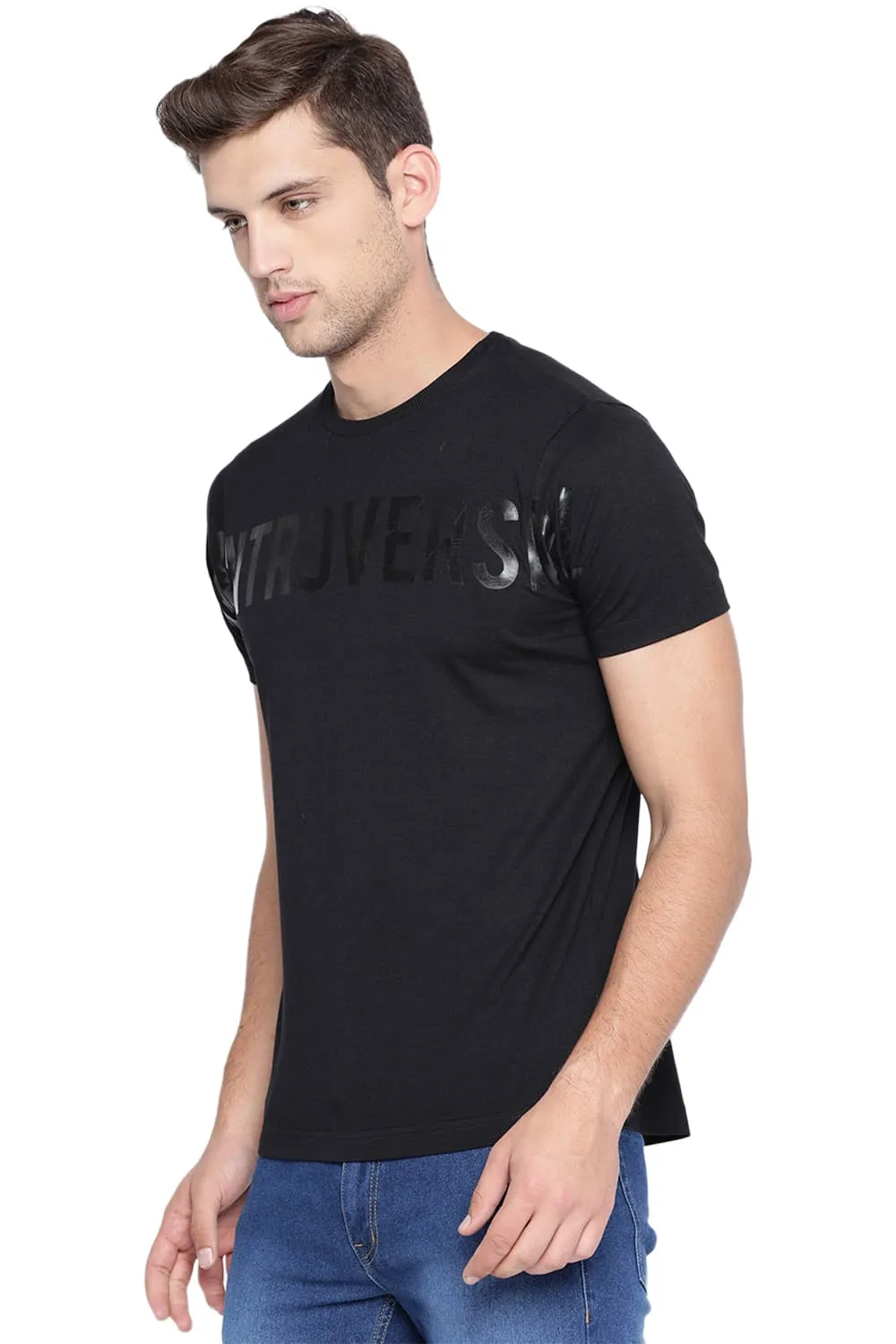 Muscle Fit Crew Neck T Shirt