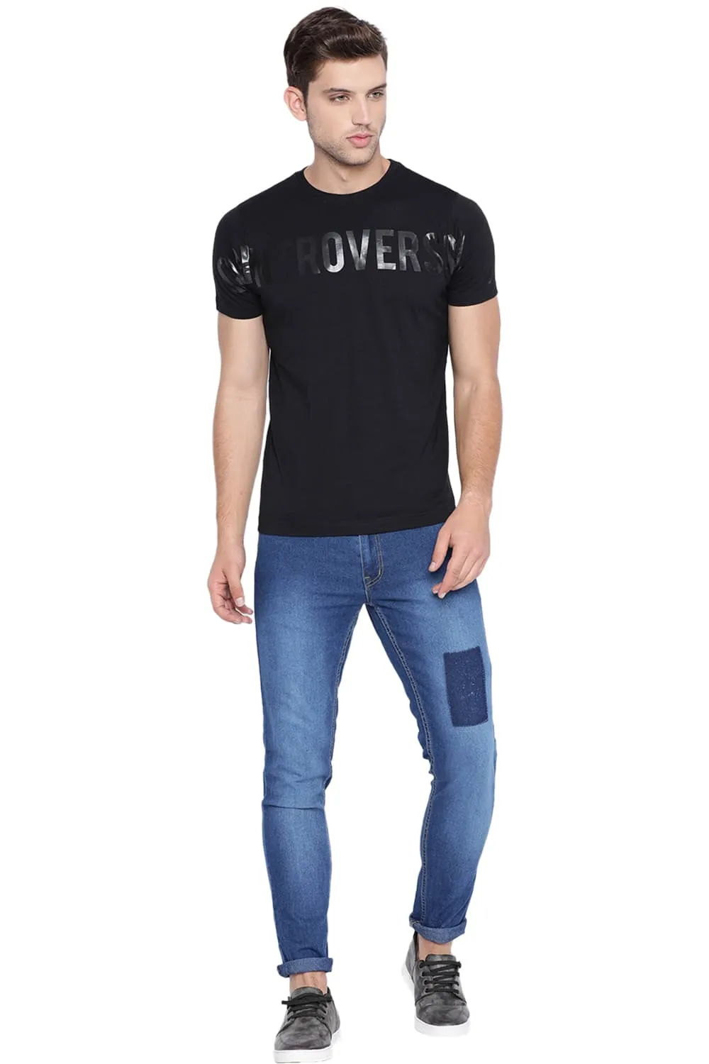 Muscle Fit Crew Neck T Shirt
