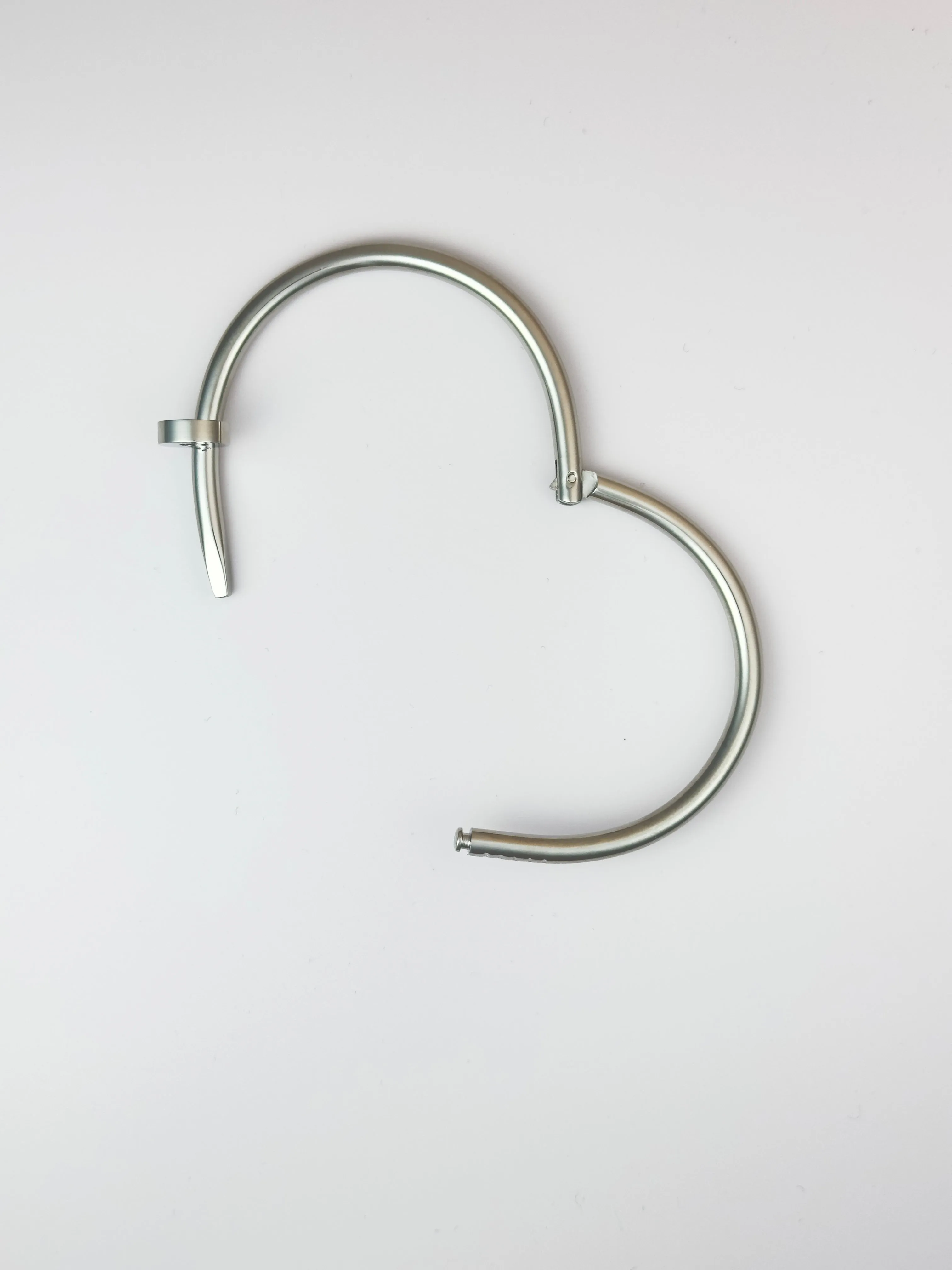 Nail Cuff Silver Bracelet
