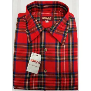 Navada Red Long Sleeve Formal Shirt