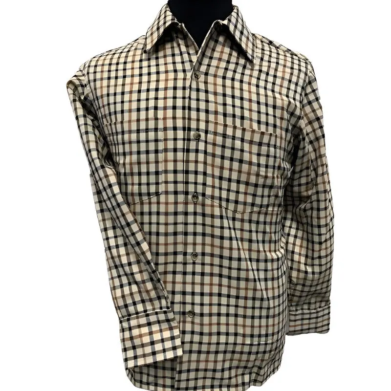 Navada Tan Long Sleeve Formal shirt