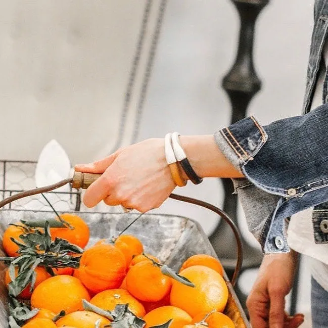 Navy & Silver - Large Width - Magnetic Cuff - WHSL