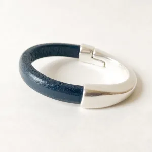 Navy & Silver - Large Width - Magnetic Cuff - WHSL
