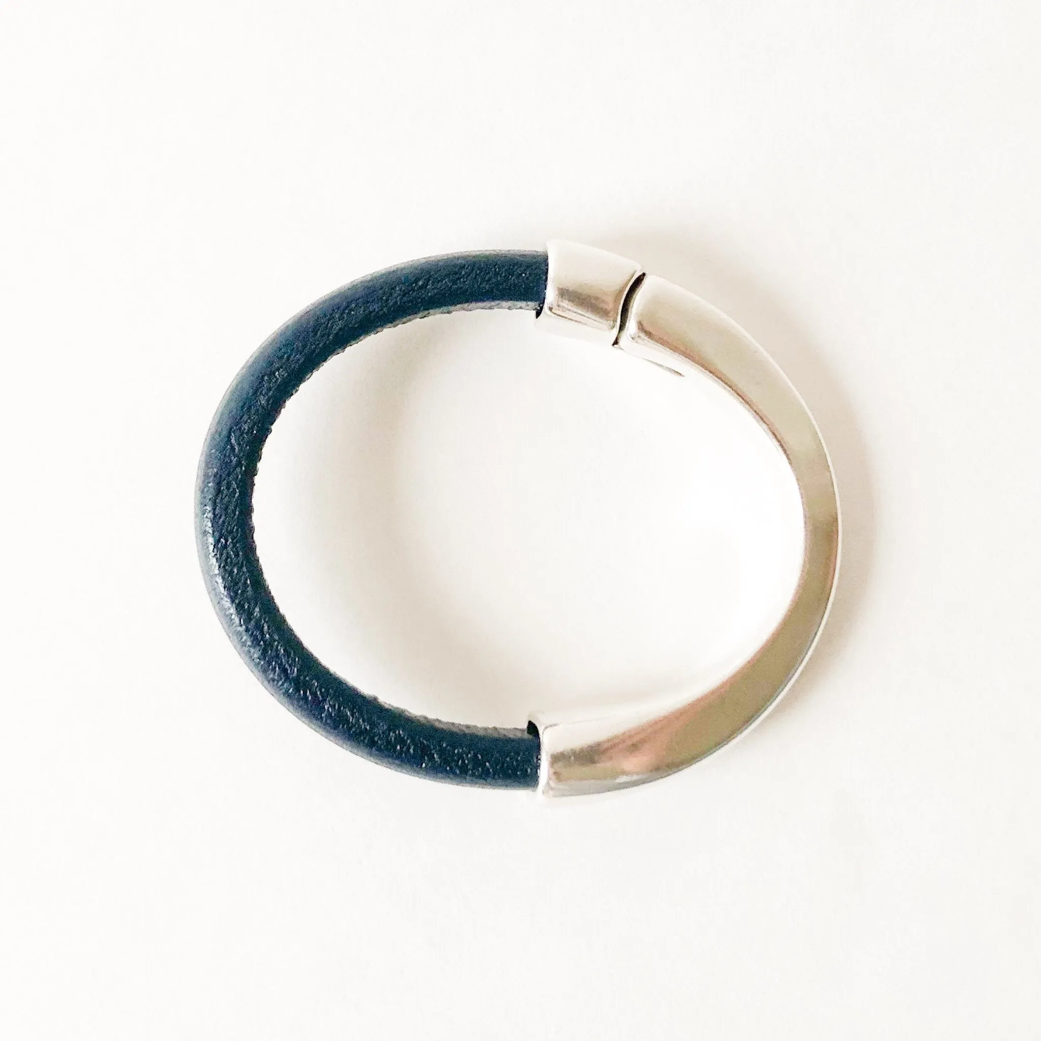 Navy & Silver - Large Width - Magnetic Cuff - WHSL