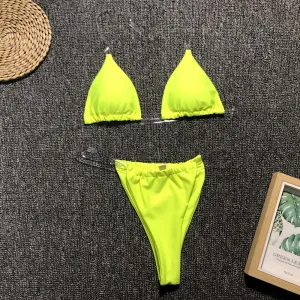 Neon Lime Invisible Bikini