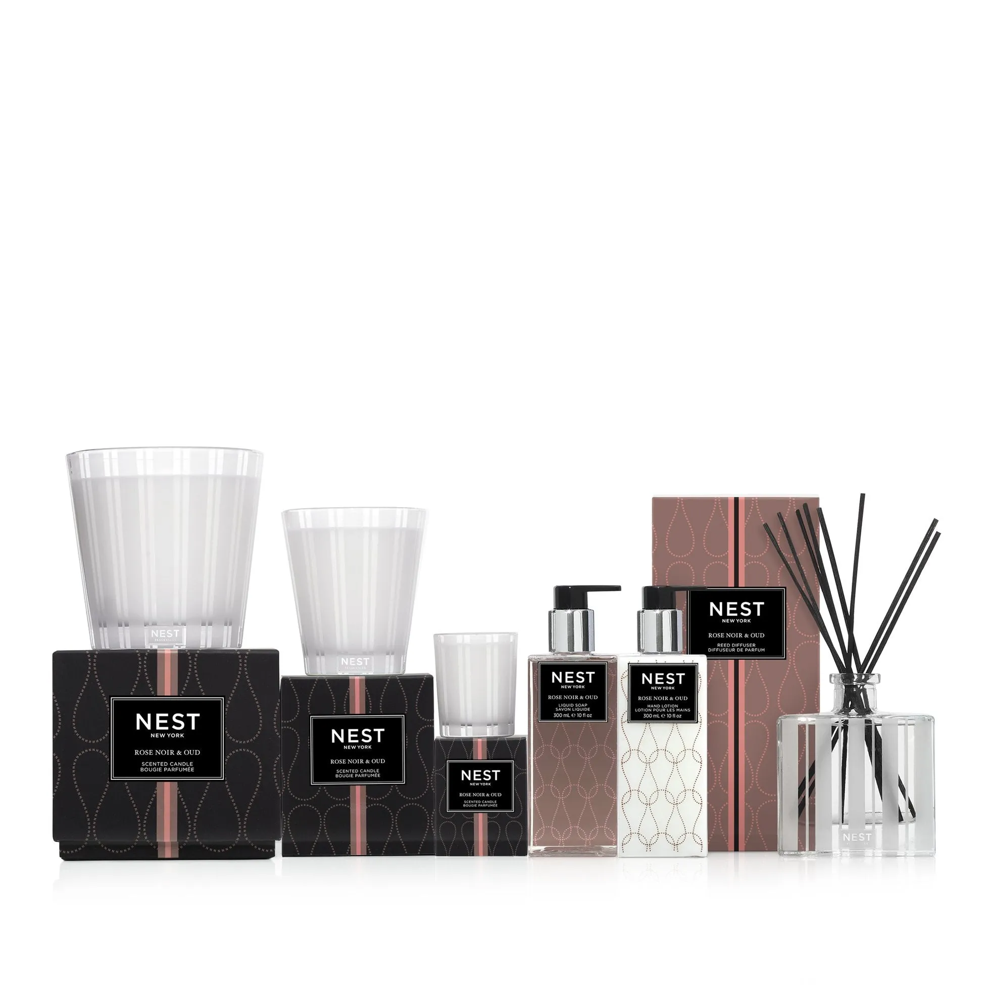 Nest Rose Noir & Oud Reed Diffuser