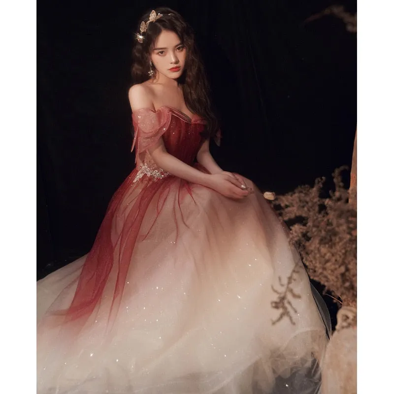 New Evening Dress Looks Thin Temperament