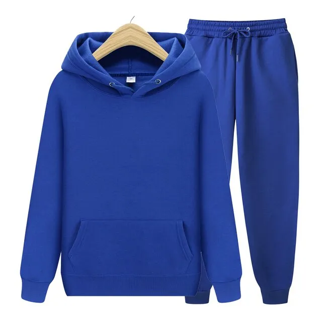 New Lady/Men Hoodie Set Sportswear