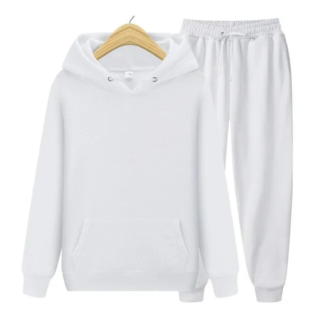 New Lady/Men Hoodie Set Sportswear