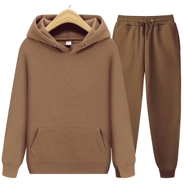 New Lady/Men Hoodie Set Sportswear