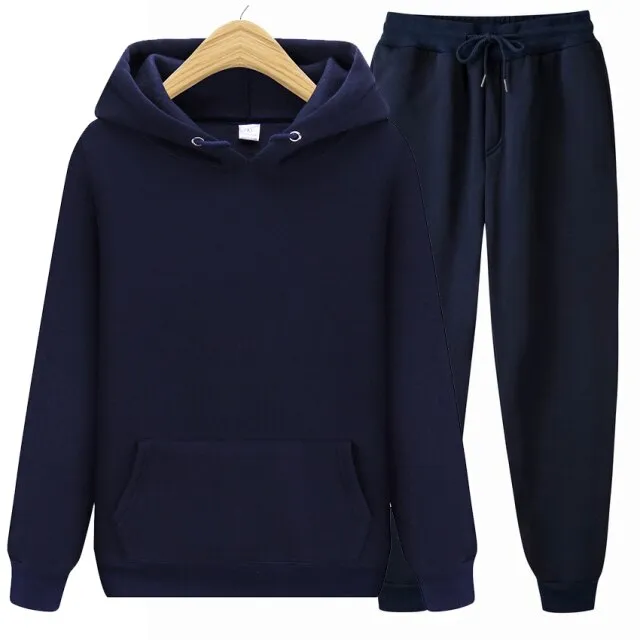 New Lady/Men Hoodie Set Sportswear