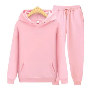 New Lady/Men Hoodie Set Sportswear