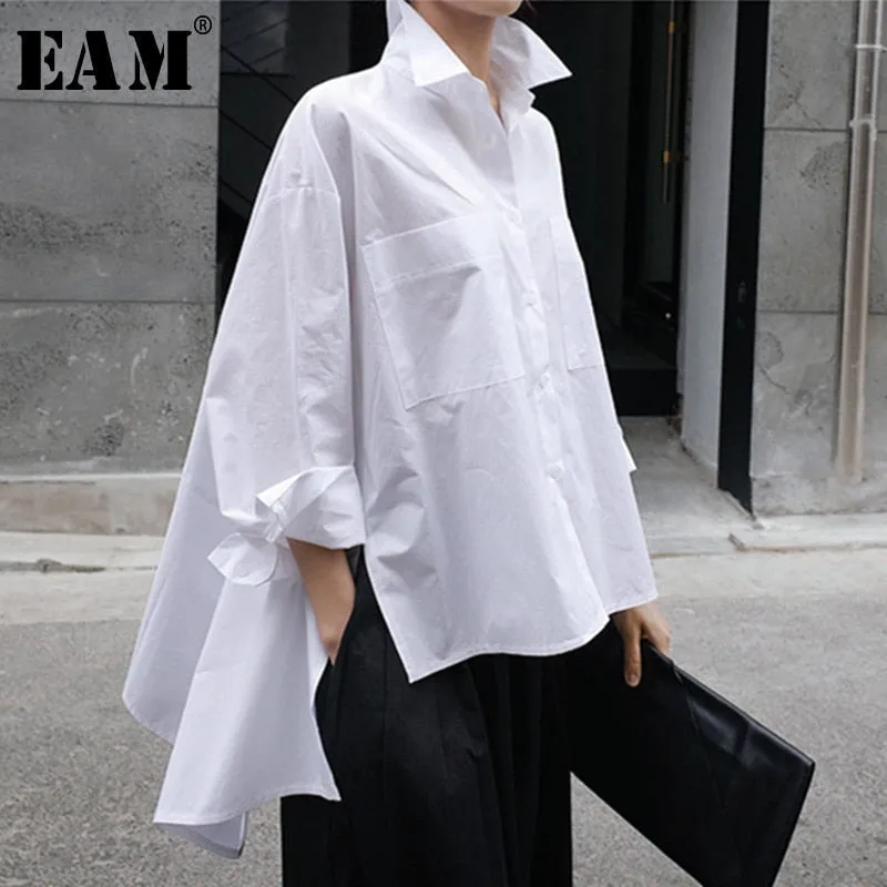 New Spring & Autumn Long Sleeve & Back Loose Size Shirt..