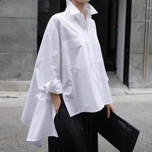 New Spring & Autumn Long Sleeve & Back Loose Size Shirt..