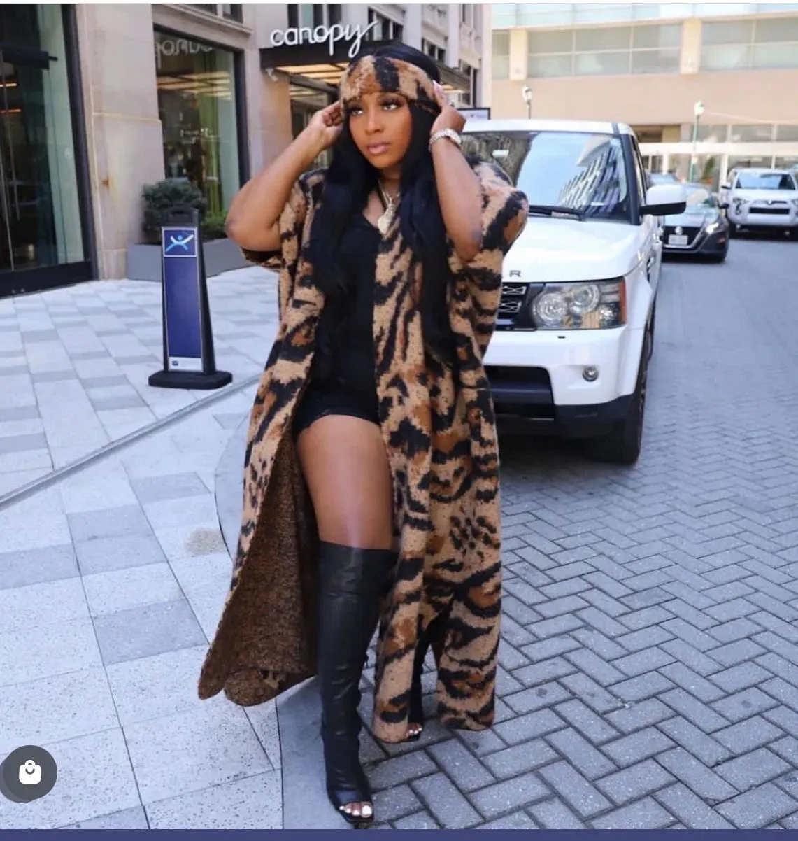 New Winter African kimono
