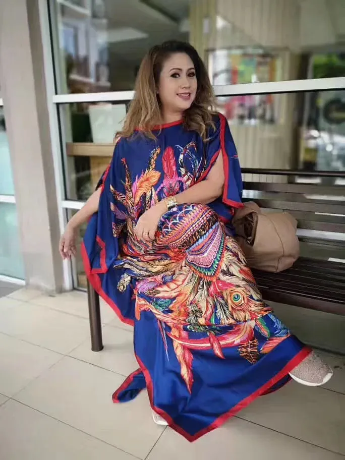 New Winter African kimono