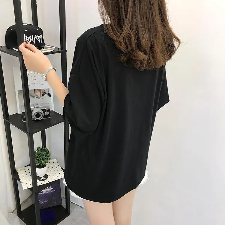 'New York' Half Sleeve V-Neck T-Shirt