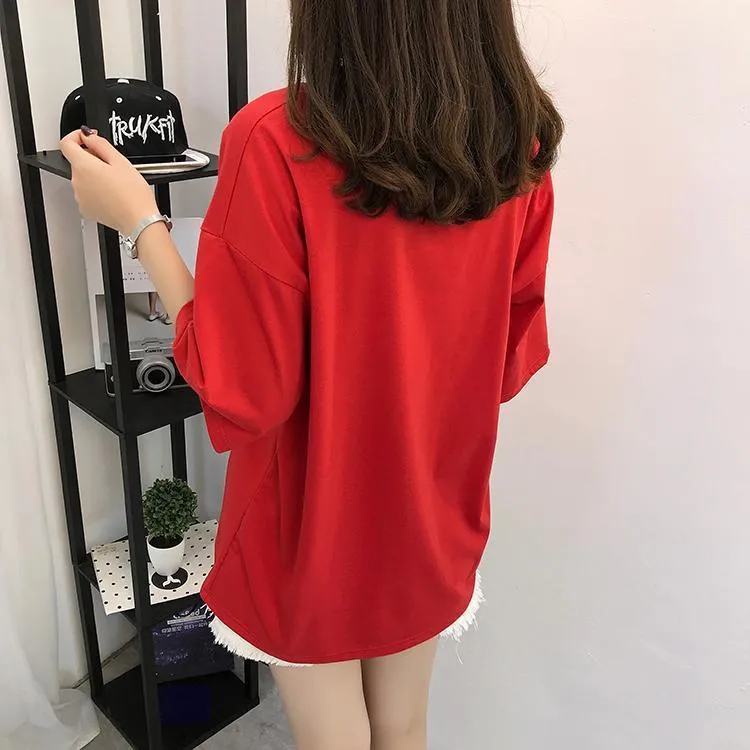 'New York' Half Sleeve V-Neck T-Shirt