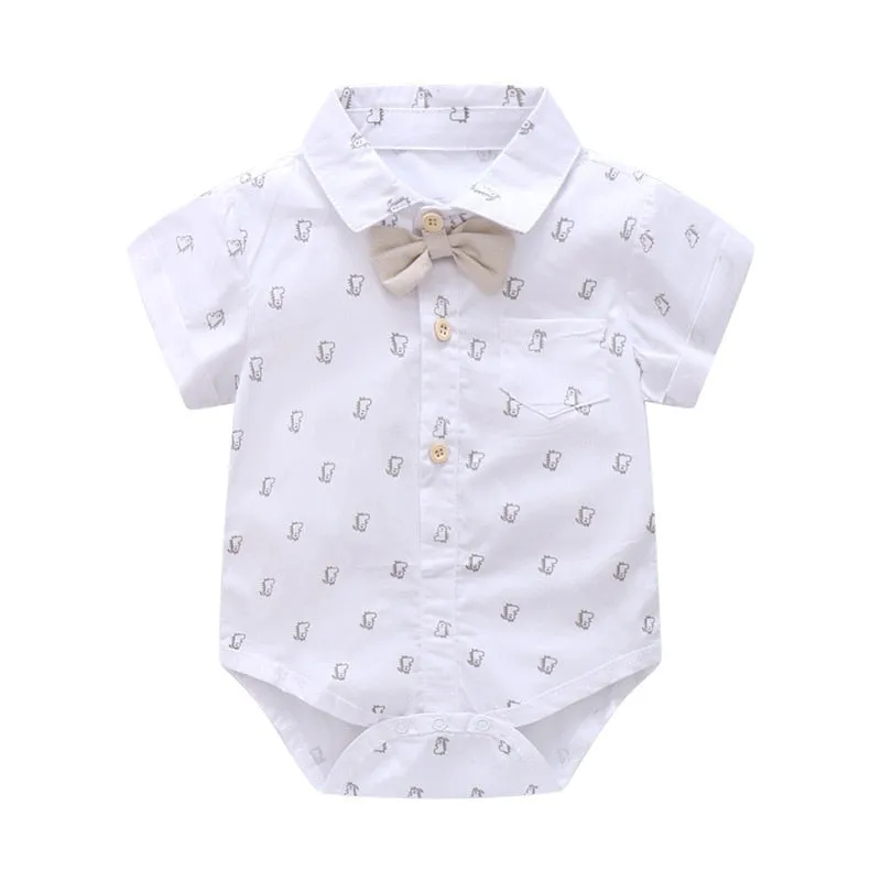 Newborn Clothes Baby Boys Cotton Clothing Infant Printed Bodysuit   Bib Pants Outfit Fashion Children Fall Costume 2021 New