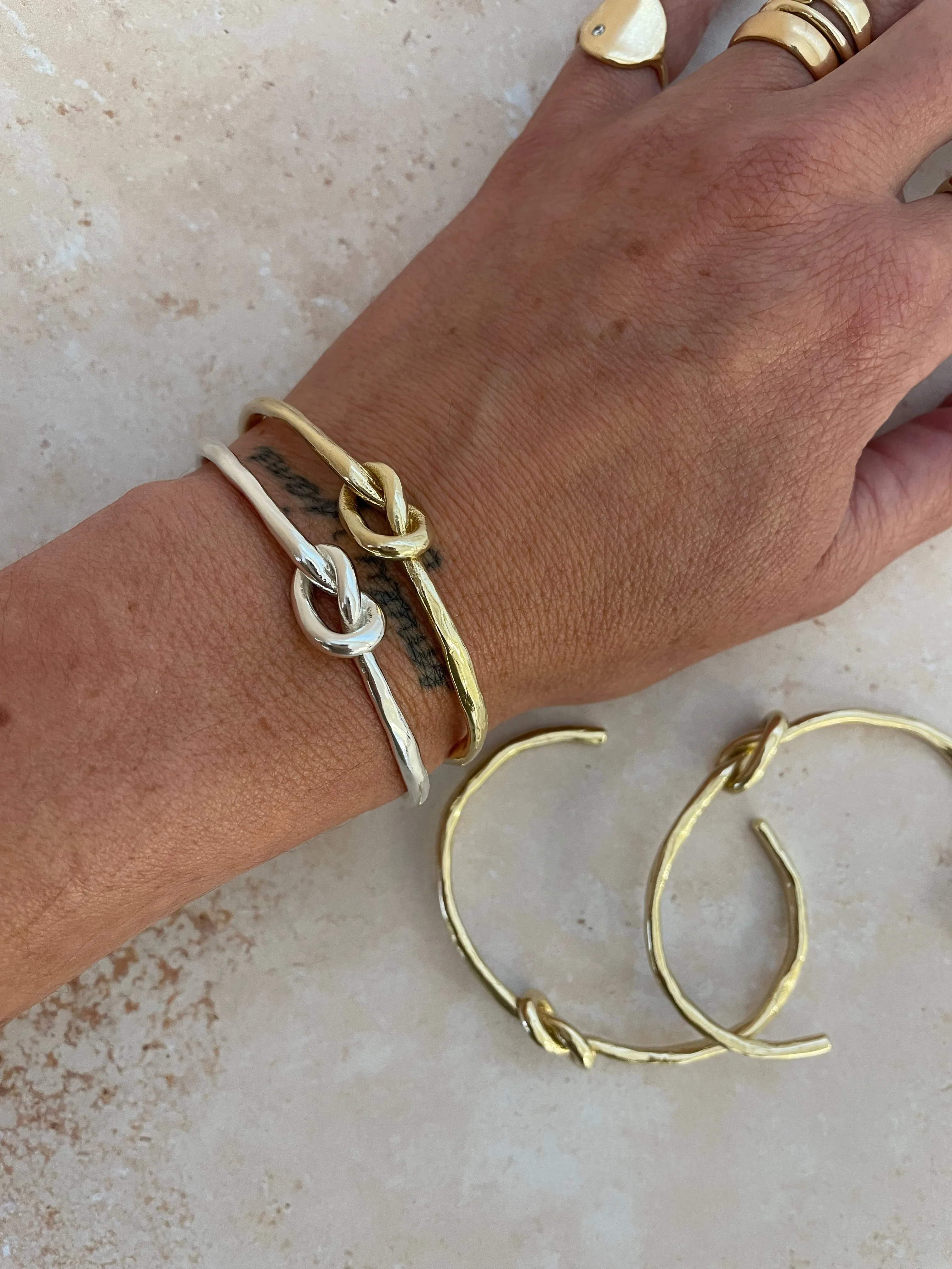 Nodo Cuff | Silver