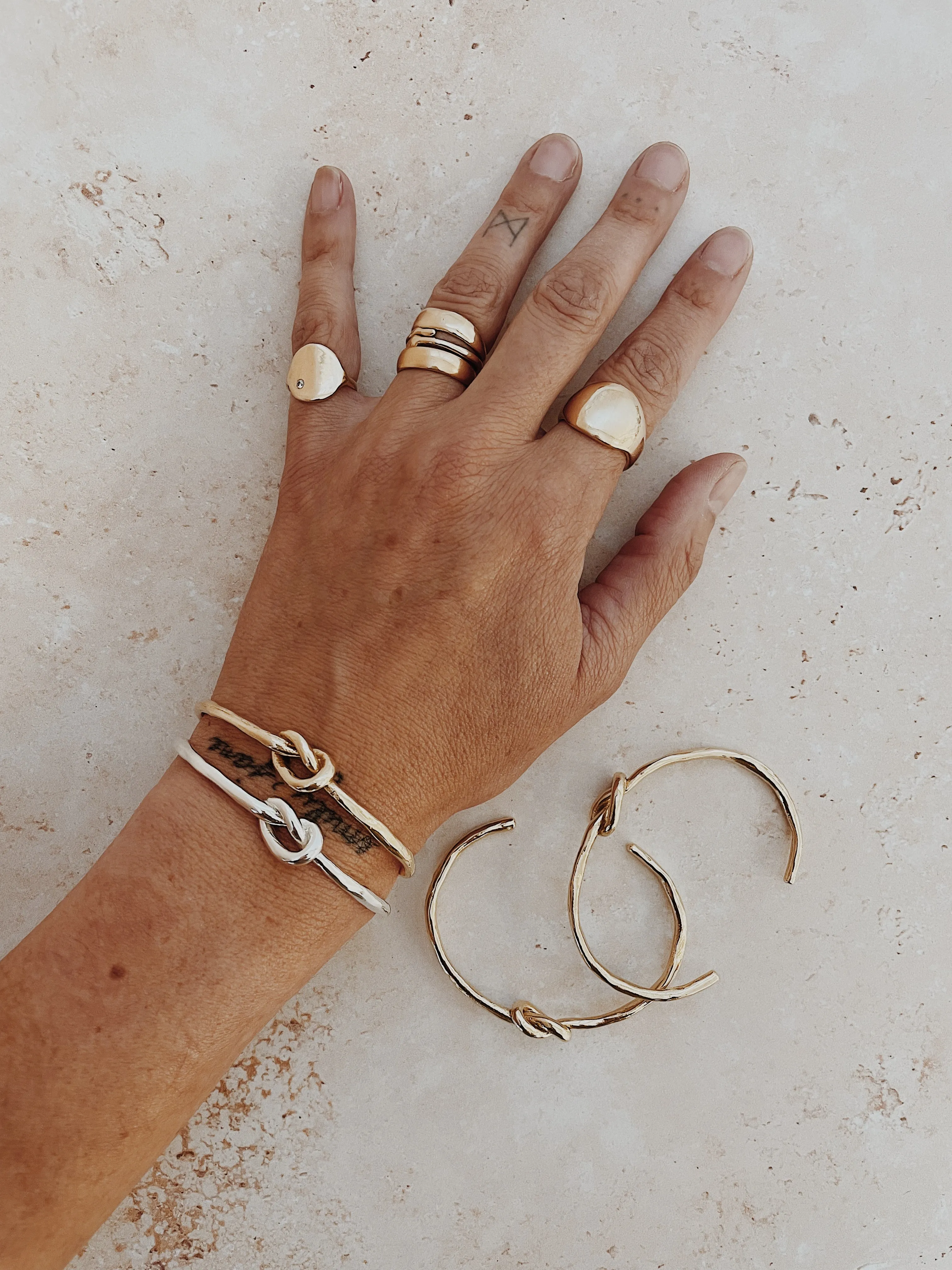 Nodo Cuff | Silver