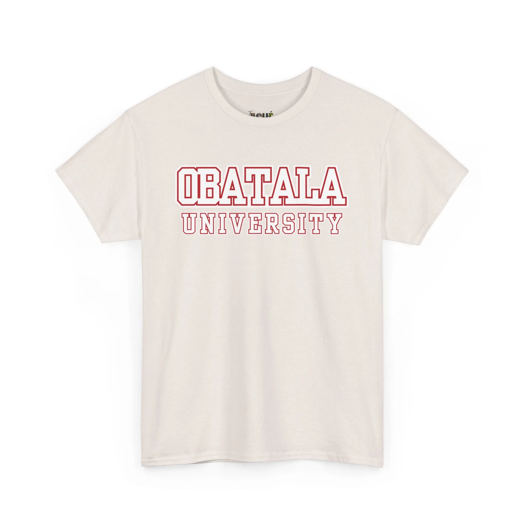 Obatala University Unisex Heavy Cotton Tee - Casual College Style Graphic Shirt
