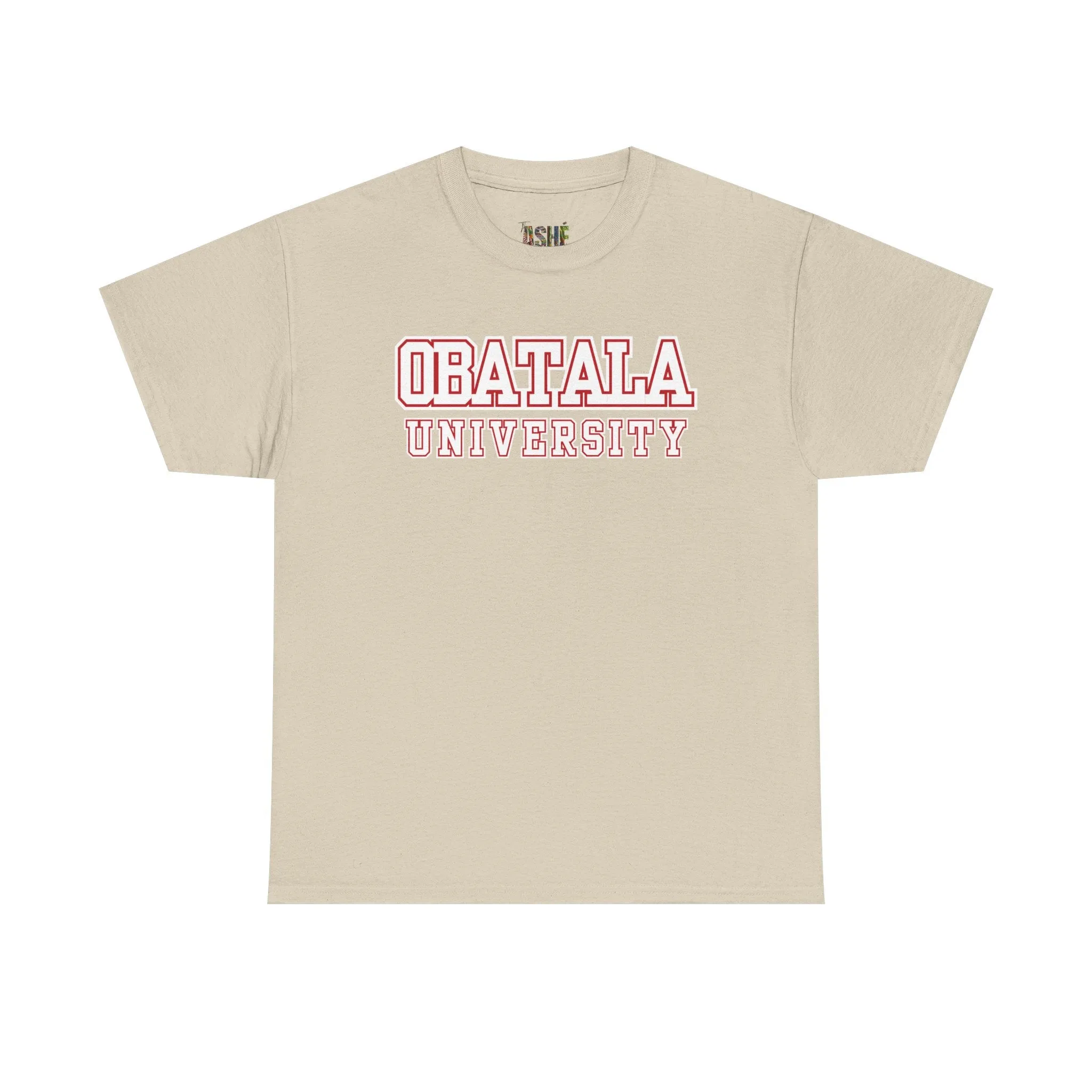 Obatala University Unisex Heavy Cotton Tee - Casual College Style Graphic Shirt