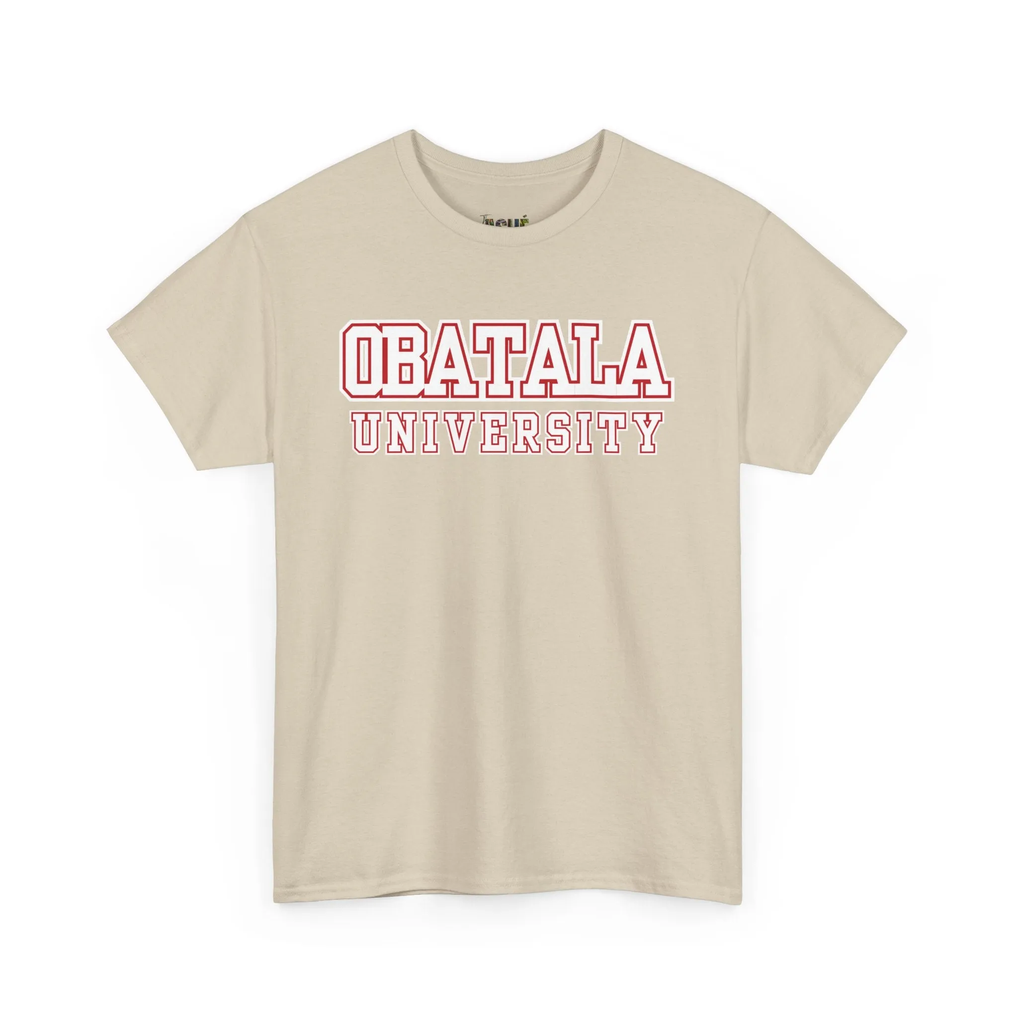 Obatala University Unisex Heavy Cotton Tee - Casual College Style Graphic Shirt