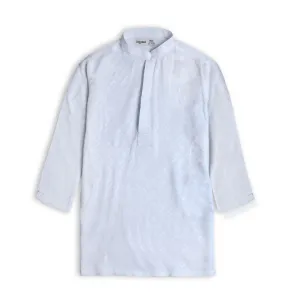 Off-white Plain Kurta