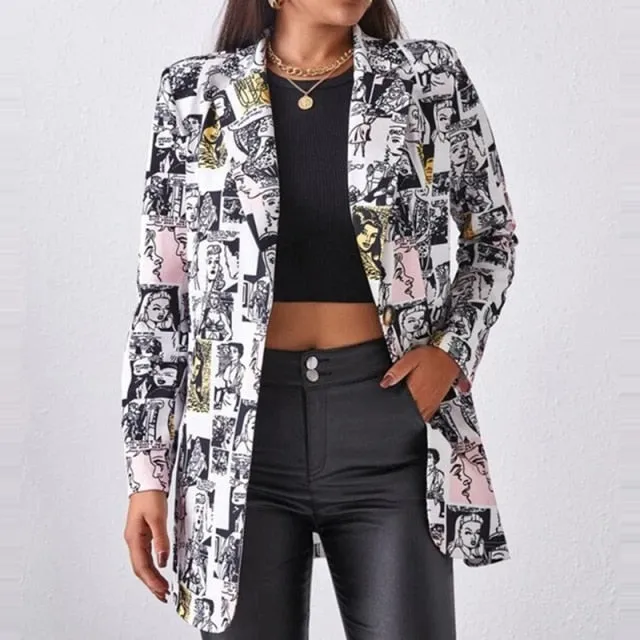 Office Lady Coat Casual Streetwear