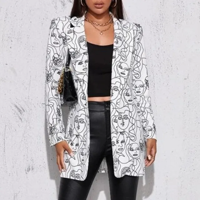 Office Lady Coat Casual Streetwear