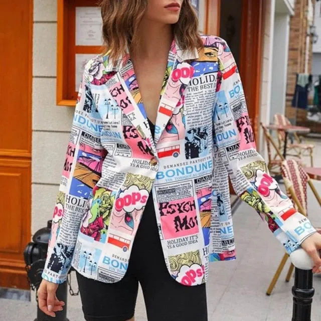 Office Lady Coat Casual Streetwear