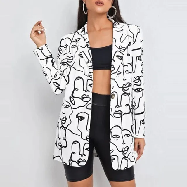 Office Lady Coat Casual Streetwear