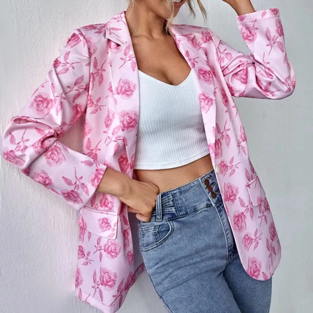 Office Lady Coat Casual Streetwear