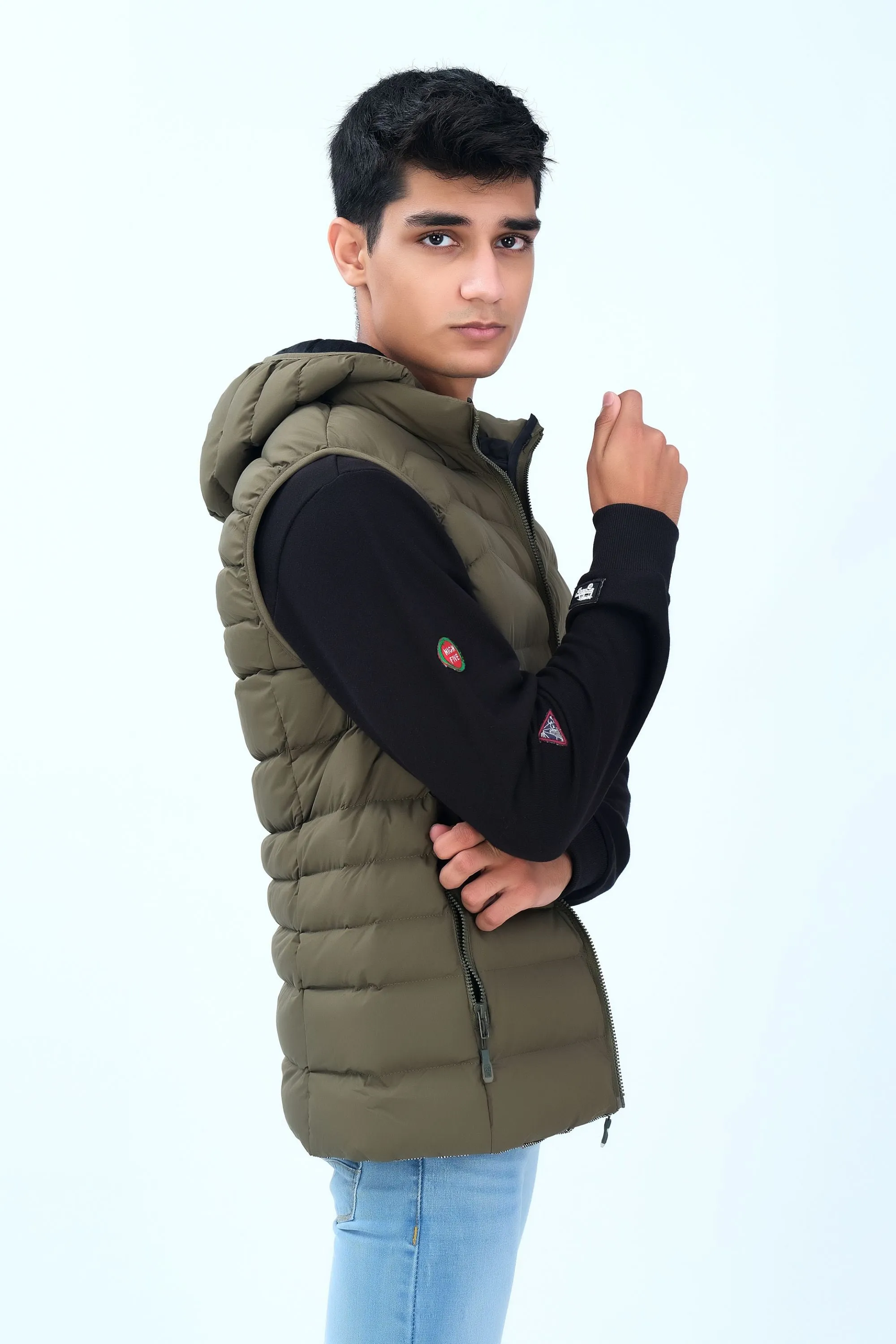 Olive Puffer Jacket