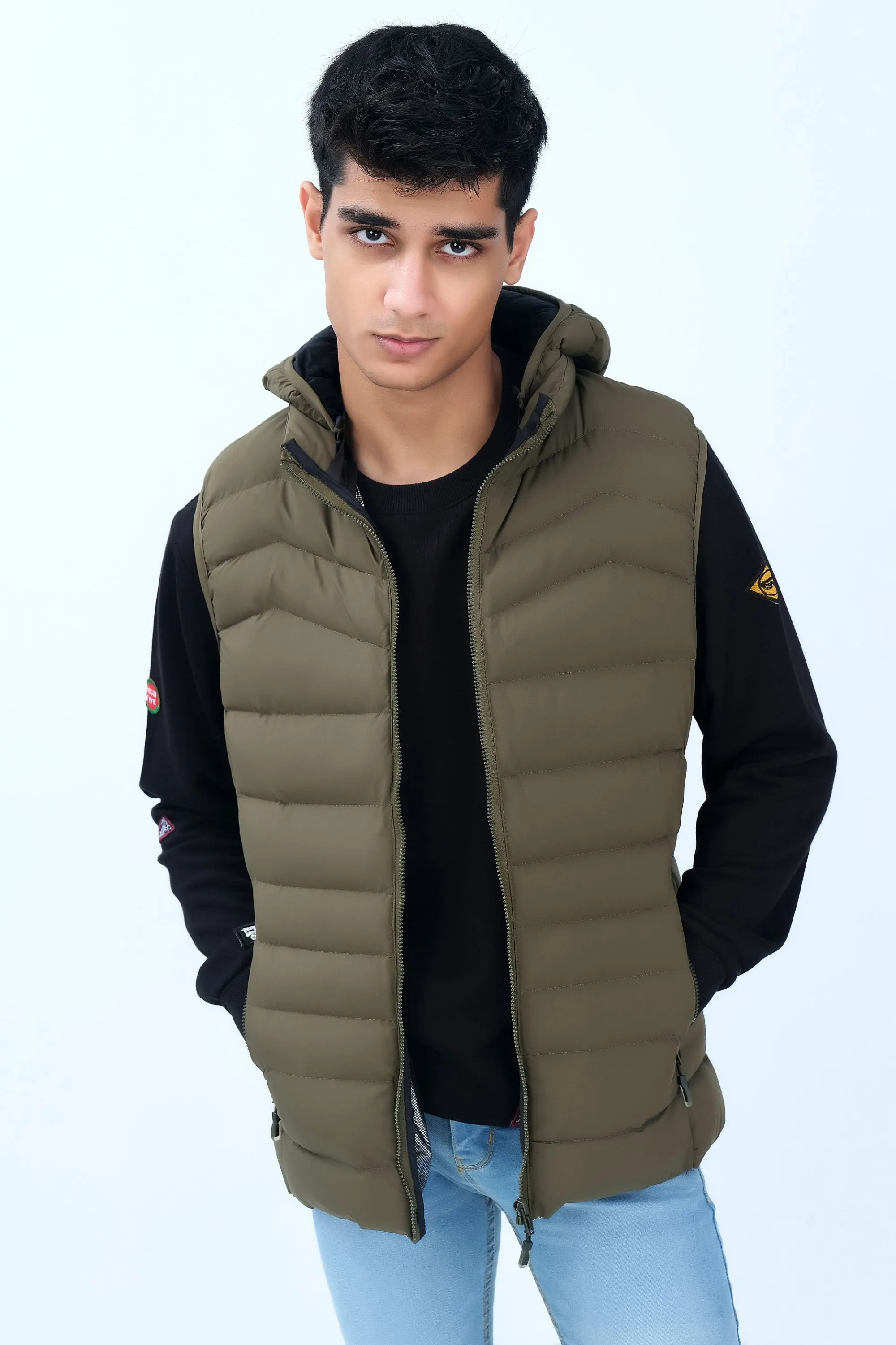 Olive Puffer Jacket