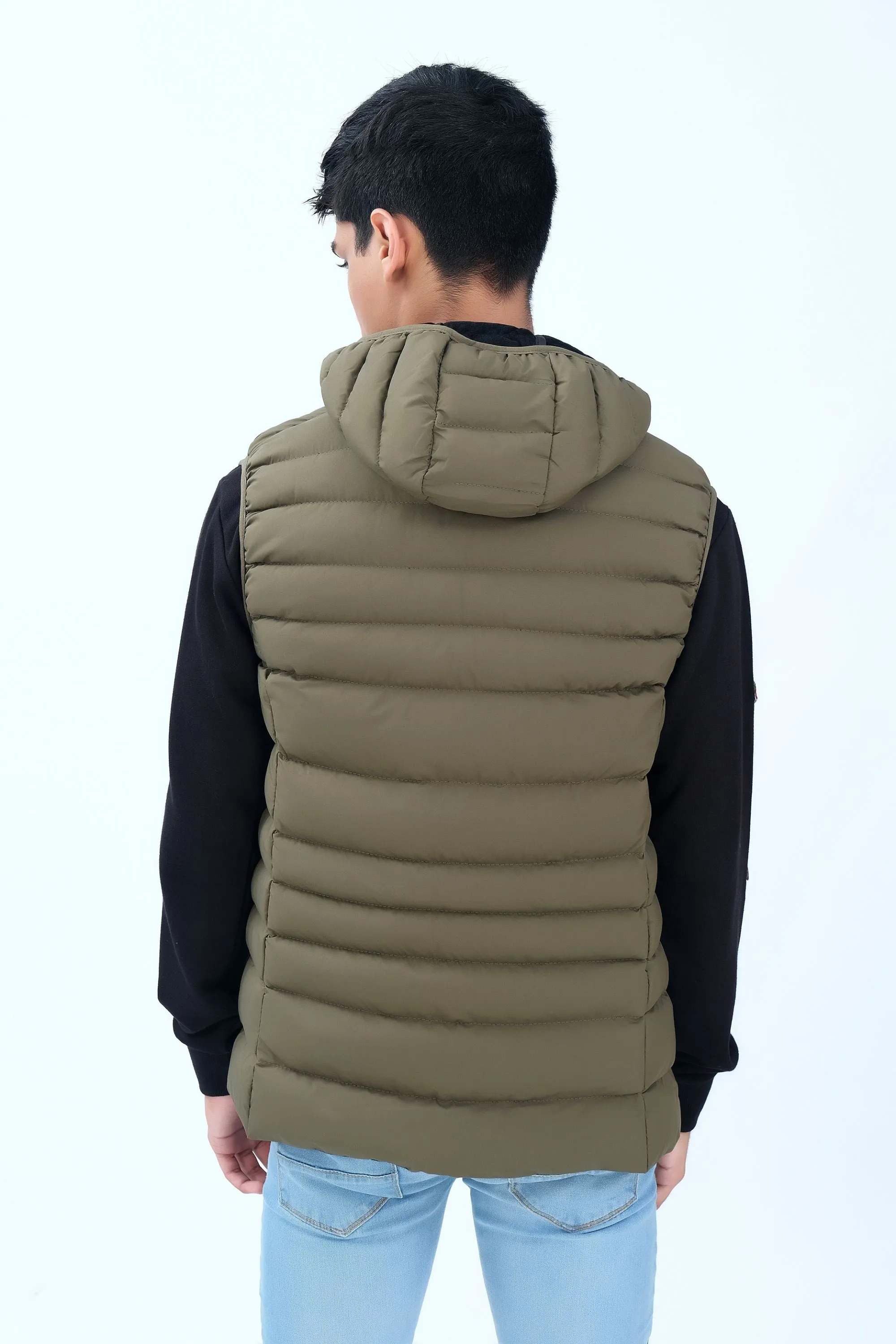 Olive Puffer Jacket