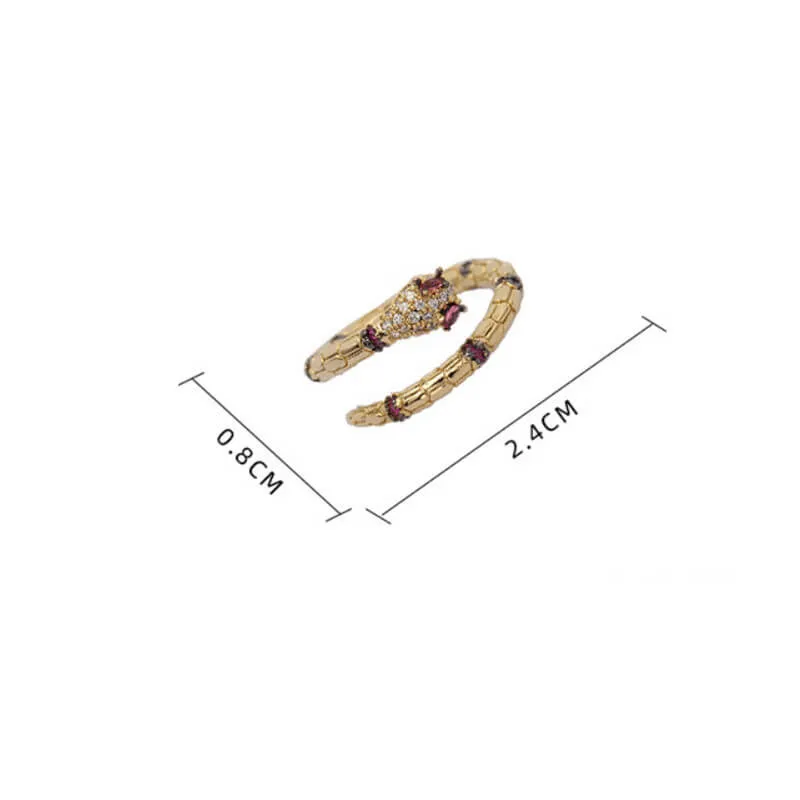 Open End Snake Ring