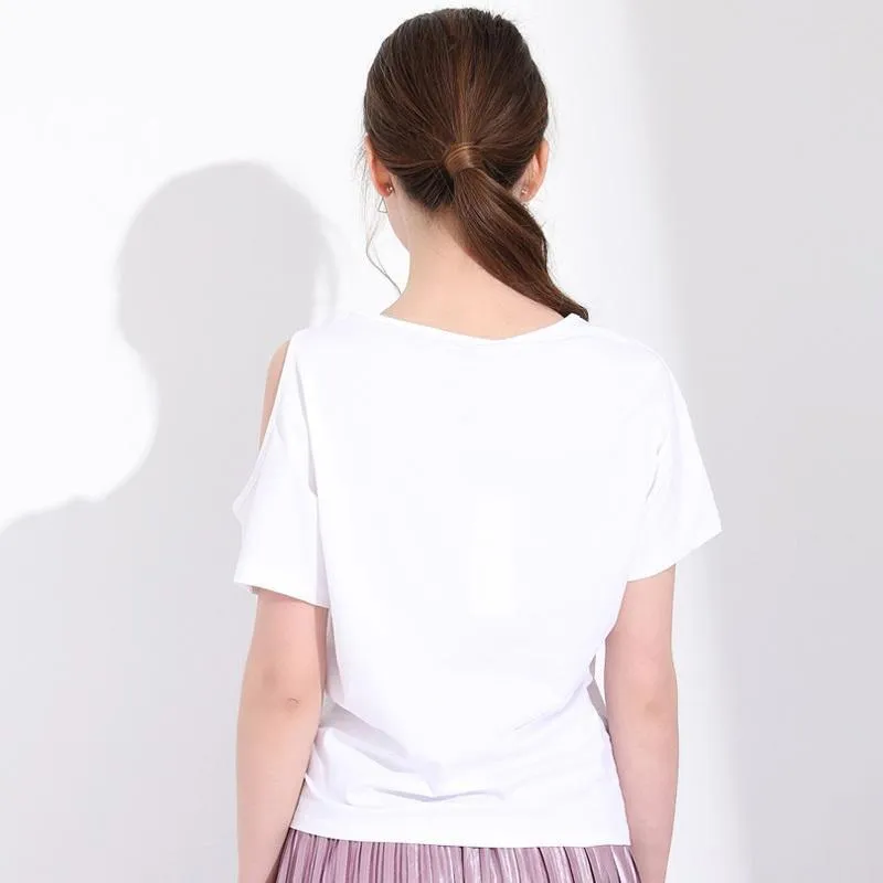 Open Shoulder T-Shirt