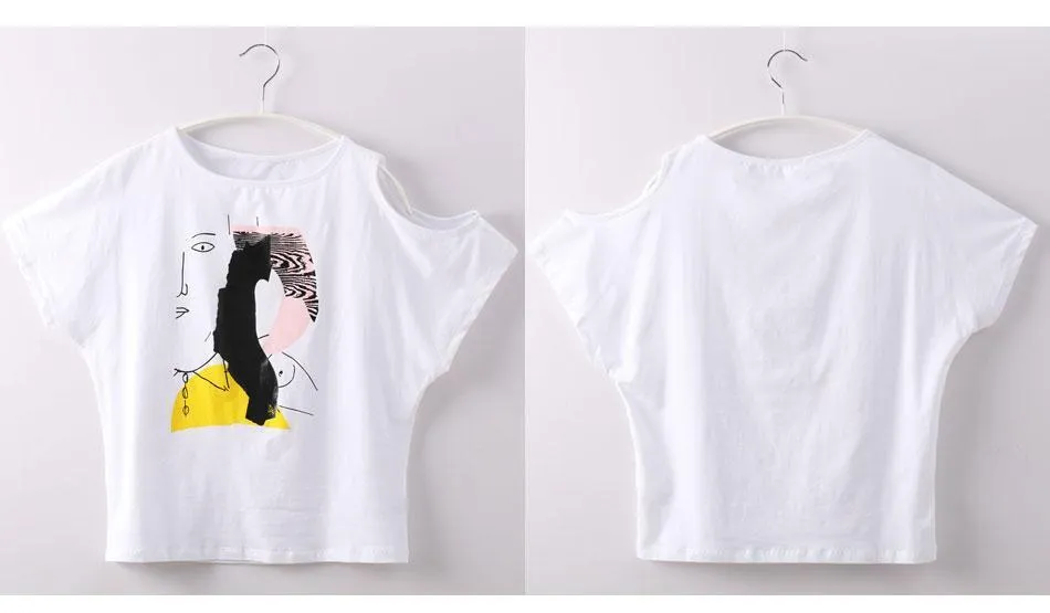 Open Shoulder T-Shirt