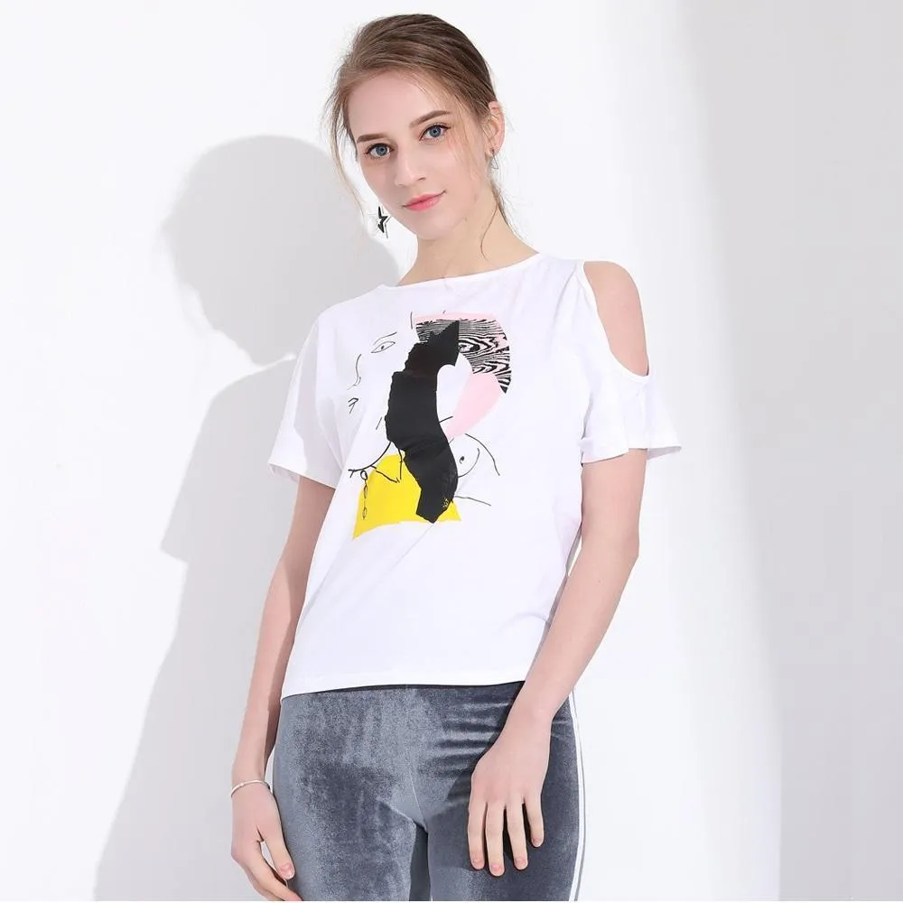 Open Shoulder T-Shirt